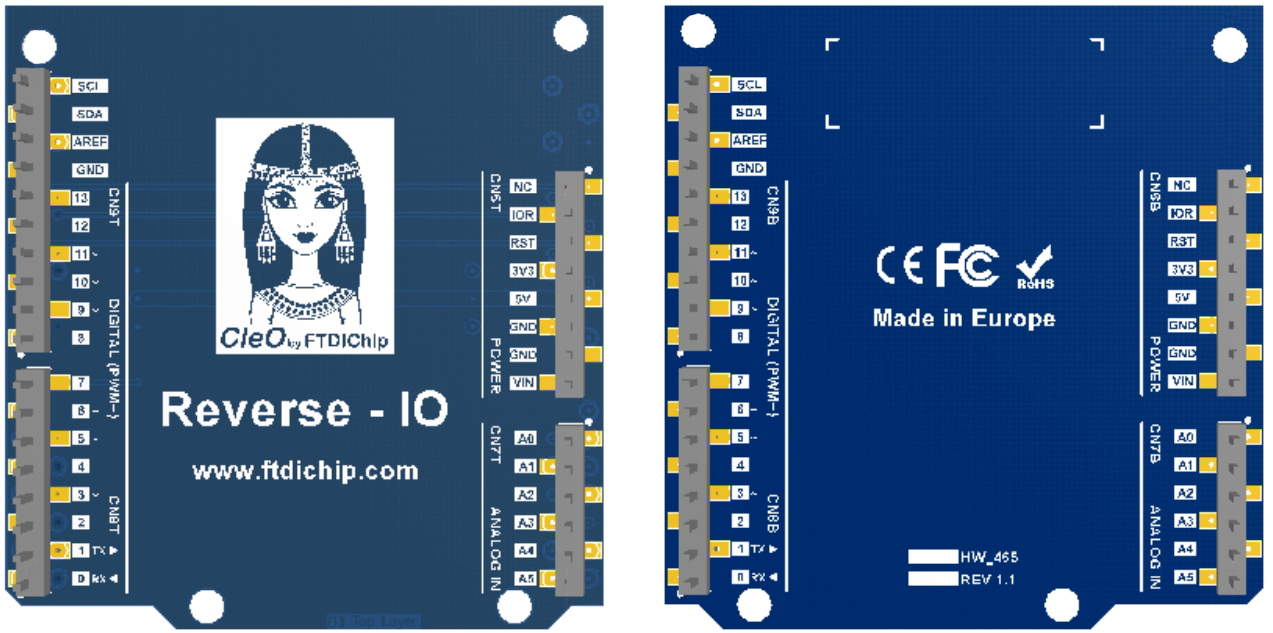 כרטיס הרחבה ארדואינו FTDI CLEO-RIO1 ARDUINO